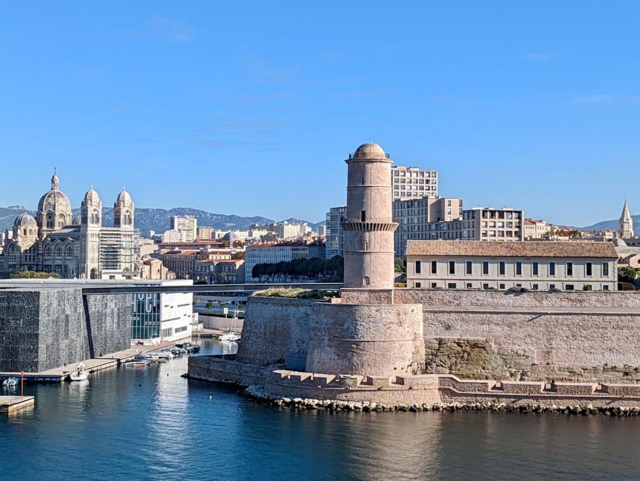 Vieux Port Proximite Panier Clim Central Cachet Marseille Exterior photo